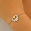 Colar Pingente de Lua e Sol da Moda com um Estilo Europeu e Americano de Alta Qualidade, Joia Transfronteiriça, Corrente para Clavícula com Pingente de Sol e Lua para Mulheres