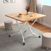 Mesa dobrável pequena apartamento mesa de jantar doméstica mesa de jantar simples casa de aluguel mesa de jantar portátil mesa quadrada ao ar livre mesa longa