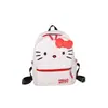 Mochila Escolar Hello Kitty Estilo Japonés 2026 para Niñas, Linda Mochila de PU para Estudiantes Grande y Pequeña, Mochila Versátil de Dibujos Animados