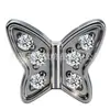 Joias de Liga de Titânio Jiangtai F136 Brincos de Borboleta com Zircônia Joias para Piercing Corporal de Liga de Titânio G23 Brincos de Orelha