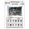 96 piezas de clips mixtos para coche adecuados para panel de moldura de puerta, placa protectora, clip de remache de nailon, sujetadores decorativos