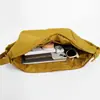 Bolsa Pequena Bolsa Feminina 2026 Nova Tendência de Moda Estilo Coreano Bolsa de Ombro Bolsa Transversal Cor Sólida Estudante Artística Bolsa Semicírculo