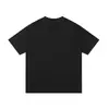 Camiseta Masculina de Manga Curta Algodão Puro Verão 200g Gola Redonda Solta Cor Sólida Camisa Base Camiseta Roupa Pod Padrão Personalizado