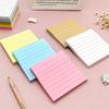 Ins Estilo Post-it Adesivo Forte Quadrado Linha Adesivo Coreia do Sul Bonito Pequeno Fresco Rasgável Mensagem N Adesivos Japonês