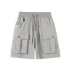 Pantalones Cortos de Trabajo para Hombre 2026 Nuevo Verano Delgados Sueltos Casuales de Longitud Media de Secado Rápido Deportivos de Seda de Hielo Pantalones de Cinco Puntos Verano
