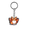 Venta al por mayor del fabricante Lindo Corgi Mascota Colgante Premium Parche de Material de Goma Suave PVC Llavero DIY Colgante para Llaves de Mochila