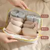 Bolsa de Armazenamento de Roupa Íntima Portátil Três em Um para Viagem de Negócios para Separar Calcinhas Meias Roupas Íntimas Bolsa de Armazenamento Organizadora