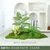 Plantas Verdes Simuladas Musgo Plantas de Paisajismo Interior Paisaje Pequeño Combinación Adornos de Musgo Verde Debajo de las Escaleras Arreglo de Flores Artificiales Biónicas