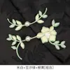 Botão Original Feito à Mão para Cheongsam Botão Retro Pérola Flor de Hibisco Fivela Dura Hanfu Chinês Roupa Tang Fivela Tecida à Mão