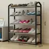 Sapateira simples de múltiplos andares para entrada de casa, dormitório econômico, quarto de aluguel, sapateira para estudantes, armazenamento em armário de sapatos