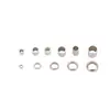 Cuentas de Posicionamiento de Acero Inoxidable Tao Se Pueden Presionar Planas Para Usar Hebilla de Collar de Perlas Pulsera DIY Accesorios para Ensartar Pulseras Tubo de Posicionamiento