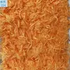 Em estoque: veludo pêssego, veludo em relevo, tecido de veludo com estampa de pena de pássaro, tecido para luvas de pelúcia, veludo escovado, tecido para brinquedos de pelúcia