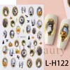 Beleza Total Transfronteiriça Quente Adesivos de Nail Art Flores de Halloween Espelho Fantasma Abóbora Fantasma Adesivos de Nail Art