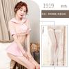 Amor Uniforme Sexy Femenino Junior Lindo Traje Lazo Abertura Uniforme Tentación Coqueteo Juego de Roles