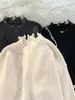 Suéter de punto para hombre, color liso, cuello redondo, nuevo estilo otoño 2022, casual, versátil, retro japonés, corte relajado, popular y moderno