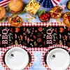 Zc132 Camino de Mesa para Barbacoa Fiesta Vacaciones Picnic Tema Sala de Estar Decoración Posavasos Salvamantel