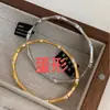 Joia de Luxo Leve de Alta Gama da Idade Média Italiana Prata Esterlina 925 Escovada Forjada Pulseira de Bambu Pulseira