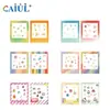 Adesivos de Borda Decorativa para Fotos Polaroid Sq Pet Social Arco-Íris 12 Adesivos Decorativos Criativos DIY Molduras para Fotos
