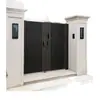 Puerta de arte de aluminio, puerta de patio de villa, puerta corrediza eléctrica, puerta de garaje plegable doble, puerta corrediza de esquina, puerta de aleación de aluminio