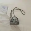 Bolsa feminina com cores contrastantes, de mão, patchwork, bolsa pequena quadrada tecida, novo modelo 2026, com fecho de trava, bolsa de ombro e transversal fashion