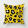 Funda de almohada geométrica de dibujos animados amarilla nueva decoración del hogar personalizada funda para cojín de sofá al por mayor