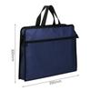 Deli 63753 Bolso de mano con cremallera para hombre, maletín de negocios, bolso de lona, bolso para ordenador, bolso de archivo sencillo