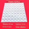 Partículas Silenciadoras para Porta de Armário Porta de Guarda-Roupa Mesa e Cadeira Junta Antiderrapante Autoadesiva Pastilhas de Silicone para Pés Borracha Transparente Anticolisão