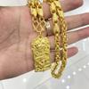 Vietnam Shajin Gufa Kirin Xiangyun Colgante Tarjeta Segura y Nada Collar Nafu de la Suerte Colgante para Colgar en el Cuello de Hombre Venta al por Mayor