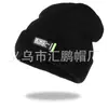 Etiquetado de Gorro de Punto Nuevo Transfronterizo Cálido Suéter Gorro Gorro de Baloncesto Hombres y Mujeres Otoño e Invierno Gorro de Lana para Exteriores Gorro para el Frío