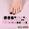 Zhengxiang Calcomanías Personalizadas de Gel para Uñas Arte Francés para Pies Luz UV Semi-horneadas Semi-curadas Calcomanías para Uñas de los Pies Venta al Mayoreo Comercio Exterior