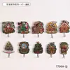 Gancho Temático de Natal Casa de Pão de Gengibre Papai Noel, Uso Doméstico, Não Requer Pregos, Cabide de Armazenamento para Trás da Porta, Decoração de Atmosfera Festiva