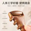 Pente de Massagem Meridianos de Sândalo Quatro em Um Cabeça do Couro Cabeludo Pente de Madeira Especial para Mulheres Rugas do Pescoço Rosto Facial Roller Massageador