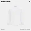 Sudadera Artística de Manga Larga para Hombre Zoewatson, Moda Casual Estilo Japonés Modelo Nuevo, Top Simple y Versátil Estilo Ins