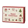 Nueva Caja de Regalo Grande de Santa Claus Bufanda Taza Térmica Regalo Caja de Regalo Navideña Caja Cubierta de Fruta Ping an Cielo