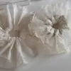 Romântico Estilo Francês Renda Renda Branca Pura Anel de Cabelo Feminino Super Fada Elegante Coque Baixo Flor Atmosfera Acessórios de Cabelo
