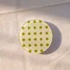 Soporte de airbag de resina acrílica con lunares estilo INS para teléfonos móviles, diseño clásico de bloques de color, soporte plegable para ver series, personalizable