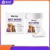 Escova de Dedo para Limpeza Dental de Pets EelJoy com Glicerina, Mentol e Extrato de Coco, Adequada para Gatos e Cachorros