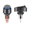 Suministro de Interruptor Basculante Asw-20D Ojo de Gato Azul Luz Azul 12V Luz Led Interruptor de Modificación de Coche Luz Ojo de Gato