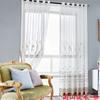 Venta al por mayor Nuevo Estilo Pequeño Fresco y Versátil Cortinas Blancas y Mosquiteros Acabado Rejillas para Ventana Mirador Transmisión de Luz Cortinas de Gasa Bordadas Pastorales