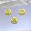 Cuentas Espaciadoras de Cabeza Kt Huecas Pintadas de Colores Agujero Recto Aleación Cuerda para el Cabello Linda Cuentas Sueltas Cadena para Teléfono DIY Accesorios de Cuentas