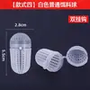 Bolas de isca plásticas com anzóis, potes de isca tipo gaiola de camarão brancos e pretos, bolas de isca luminosas para lagosta e enguia atacado