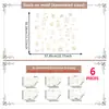 Ma19618 Línea Dorada Dibujo Animales del Bosque Pan de Oro Pegatinas de Pared Decoración de Fondo para Dormitorio Habitación Infantil Pegatinas de Pared Autoadhesivas