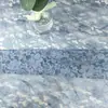 Fabricante de Tela de Malla de Poliéster sin Estirar, Tela de Encaje de Malla Jacquard Orquídea, Tela para Ropa Mantel Cortina
