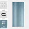 Cortina de Porta Dobrável Sem Furo Modelo Novo 2026 Cortina de Barreira de Ar Frio para Ar Condicionado de Alta Qualidade para Quarto, Cozinha e Corredor