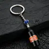 Llavero de coche modificado, llavero de tanque de nitrógeno NOS de coche modificado, llavero decorativo de tanque de gas NOS