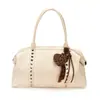 Bolso Vintage con Remaches para Mujer, Gran Capacidad, Lujo Ligero, Nicho, Versátil, Bolso de Hombro Individual para Principios de Otoño