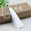 8CM Borla de cuentas Linglong caja de regalo bolsa de la suerte borla colgante flor de bergamota borla con tapa metálica hilo de seda de poliéster pequeño regalo