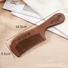 Peine de Sándalo Dorado Peine Masajeador de Meridianos del Cuero Cabelludo Peine Clásico de Sándalo Tallado Peine Alisador de Cabello para Niñas Peine de Regalo Navideño