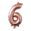 Globo Digital Grande de 40 Pulgadas Delgado Azul Rosa Oro Rosa Decoración de Boda Fiesta de Cumpleaños para Niños