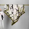 Bufanda Cuadrada de Seda Twill de Alta Calidad en Stock Moda Versátil Elegante para Viajes Lujo Ligero 90cm Estampado por Ambos Lados Bufanda de Seda para Mujer
